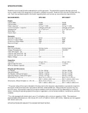 Magnum MPG 5600 Generator Owners Manual page 7