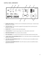 Magnum MPG 5600 Generator Owners Manual page 9