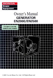 Honda Generator EN2000 EN2500 Owners Manual page 1