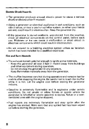 Honda Generator EN2000 EN2500 Owners Manual page 10