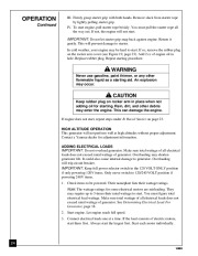 Master MGY5000C Generator Owners Manual page 24