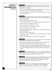 Master MGY5000C Generator Owners Manual page 4
