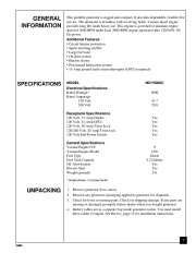 Master MGY5000C Generator Owners Manual page 7