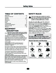 Husqvarna 1365GN Generator Owners Manual, 2003,2004,2005,2006 page 2