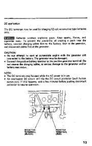 Honda Generator EM3000 EM4000 Owners Manual page 17