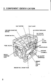Honda Generator EM3000 EM4000 Owners Manual page 6