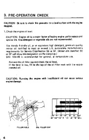 Honda Generator EM3000 EM4000 Owners Manual page 8