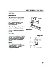 Honda Generator EU3000is Portable Owners Manual page 15
