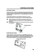 Honda Generator EU3000is Portable Owners Manual page 17