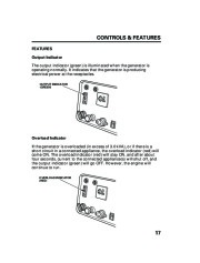 Honda Generator EU3000is Portable Owners Manual page 19