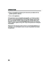 Honda Generator EU3000is Portable Owners Manual page 32