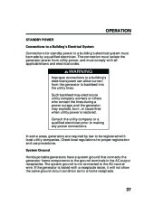 Honda Generator EU3000is Portable Owners Manual page 39