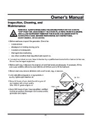 All Power America 3500 APG3535 Generator Owners Manual page 23