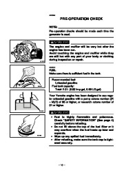 Yamaha EF1000iS Generator Owners Manual page 15