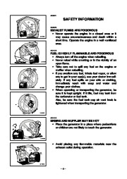 Yamaha EF1000iS Generator Owners Manual page 9