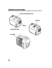 Honda Generator EU2000i Portable Owners Manual page 14