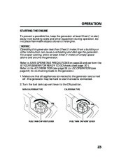 Honda Generator EU2000i Portable Owners Manual page 25