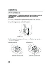 Honda Generator EU2000i Portable Owners Manual page 28