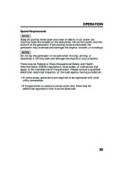 Honda Generator EU2000i Portable Owners Manual page 41