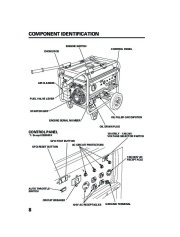 Honda Generator EB3800X EB5000X EB6500X Portable Owners Manual page 10