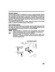 Honda Generator EB3800X EB5000X EB6500X Portable Owners Manual page 15