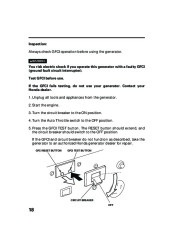 Honda Generator EB3800X EB5000X EB6500X Portable Owners Manual page 20