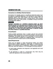 Honda Generator EB3800X EB5000X EB6500X Portable Owners Manual page 22