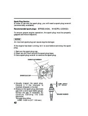 Honda Generator EB3800X EB5000X EB6500X Portable Owners Manual page 44