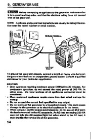Honda Generator EX350 Owners Manual page 16