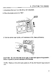 Honda Generator EM500 EM600 Owners Manual page 11