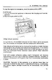 Honda Generator EM500 EM600 Owners Manual page 15