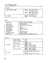 Honda Generator EM500 EM600 Owners Manual page 28