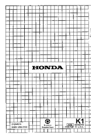 Honda Generator EM500 EM600 Owners Manual page 37