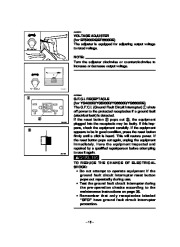 Yamaha EF4000DE EF5200DE EF6600DE YG4000D YG5200D YG6600D YG6600DE Generator Owners Manual page 20