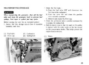 Honda Generator E2500 Owners Manual page 26