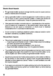 Honda Generator EW171 Owners Manual page 10