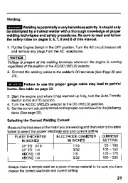 Honda Generator EW171 Owners Manual page 23