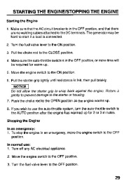 Honda Generator EW171 Owners Manual page 31