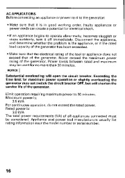 Honda Generator EG3500X Owners Manual page 18