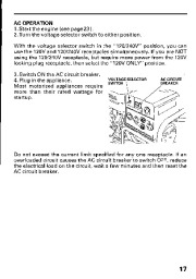 Honda Generator EG3500X Owners Manual page 19