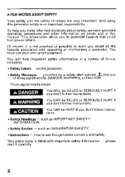 Honda Generator EG3500X Owners Manual page 4