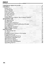 Honda Generator EG3500X Owners Manual page 46
