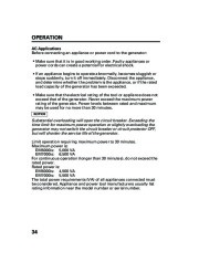 Honda Generator EM5000is EM7000is Owners Manual page 36