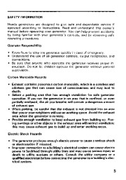 Honda Generator EV4010 EV6010 Owners Manual page 7