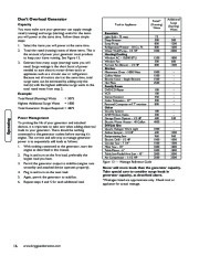 Briggs And Stratton 040248 Generator Owners Manual page 18