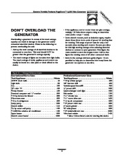 Generac Megeforce 6500 Generator Owners Manual page 11