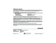 Honeywell CT3600 CT3697 Programmable Thermostat Owners Guide page 24