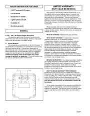 Coleman Powermate Maxa 3000 PM0523202 Generator Parts List page 2