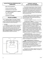 Coleman Powermate Maxa 3000 PM0523202 Generator Parts List page 4