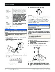 Honeywell HW1000i HW2000i Generator Owners Manual page 28